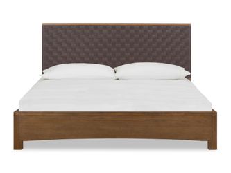 Arden Tavern Brown King Platform Bed