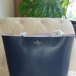 Med Tote bag Navy Kate Spade