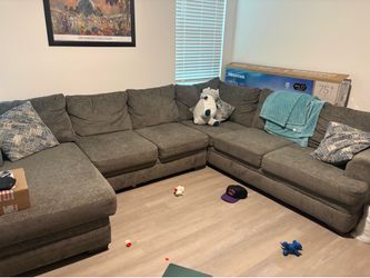 Rooms To Go Copley Grey Sectional