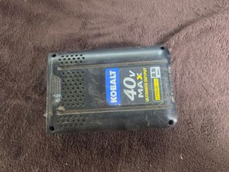 Kobalt 40v Max Battery