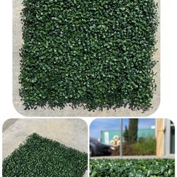 premium artificial hedge 20”x20” wall drop ivy wall