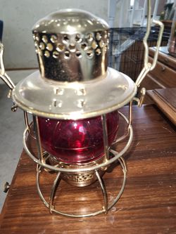 Brass Railroad Lantern. $100