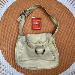 RUEHL No. 925 Cream Leather Purse