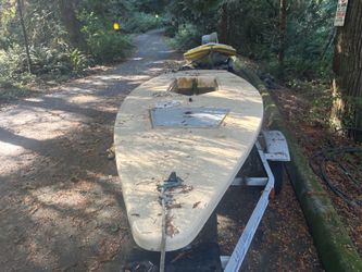 Lazer sailboat