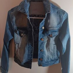 Claudie Pierlot Cropped Jean Jacket