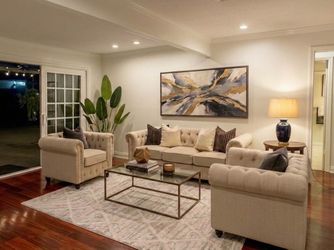 3-Piece Chesterfield Sofa Set High-End Designer Look