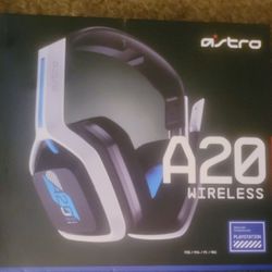 Astro A20  Wireless Gaming Headphones PS4/PS5/PC/MAC Compatible New in Box!