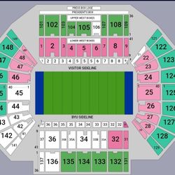 BYU ARIZONA WILDCATS GAME TICKET