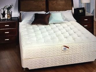 Queen pillow top mattress and box springs sad. Must go this week. I can deliver
