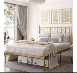 New queen bed frame