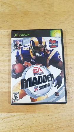 Madden 2003 for xbox