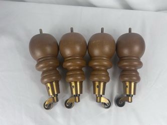 Wood Brass Style Furniture Legs