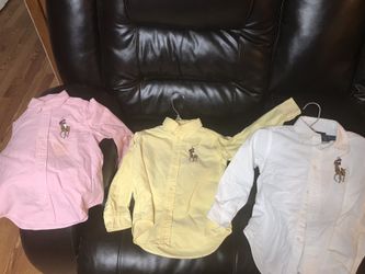 3 polo shirt 10 each
