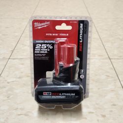 Milwaukee Battery Pack M12 XC High Output 5.0 Ah