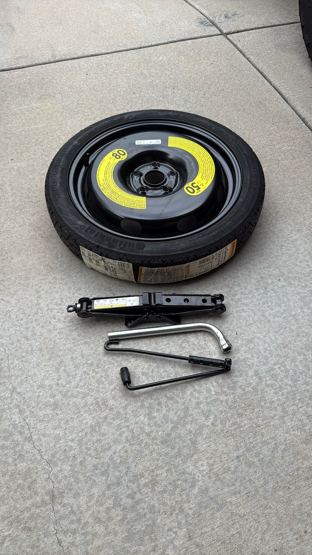 2019-2023 Volkswagen VW Jetta Spare Tire Kit