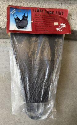 (New in Pkg) Caddis Float Tube Fishing Fins with “Easy-2-Buckle”