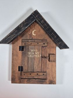 Humerous Rustic Outhouse Bathroom Wall Decor