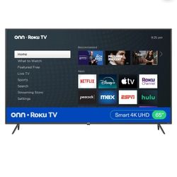 65inch Onn.Roku TV 4k