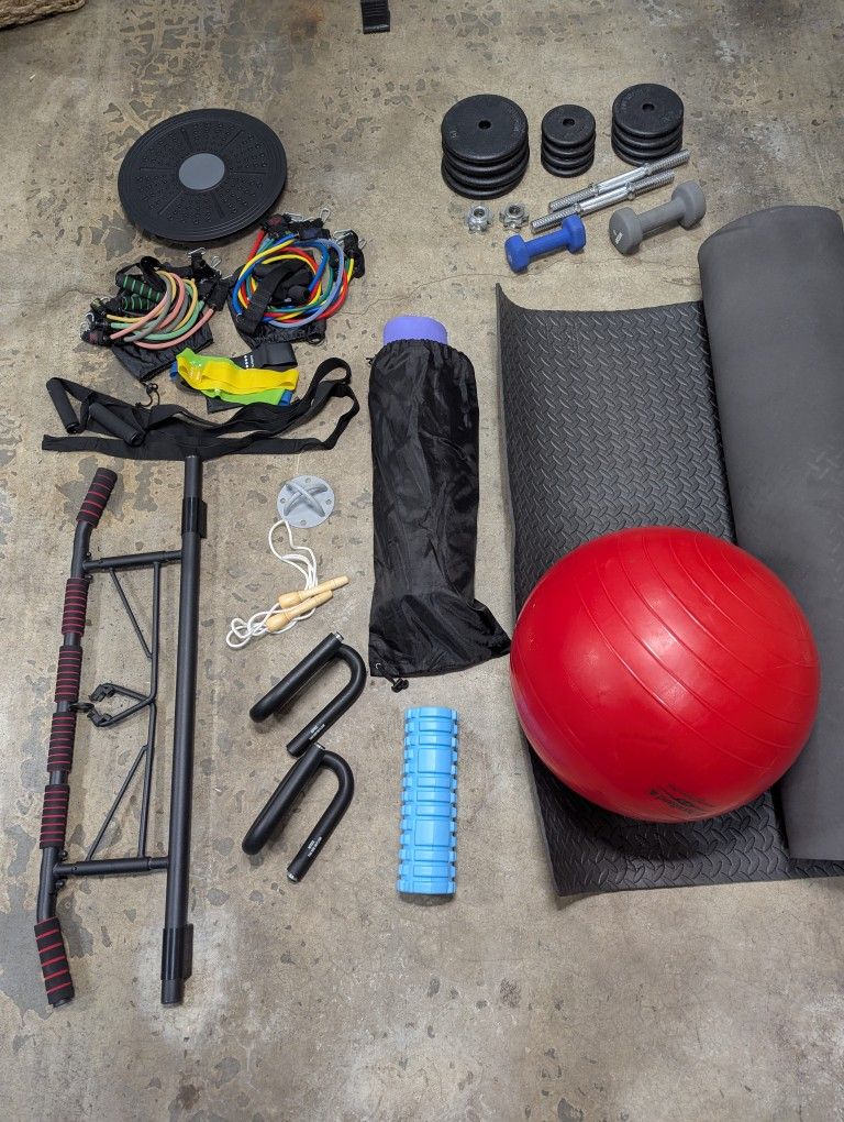 Complete Home Gym Exercise Equipment