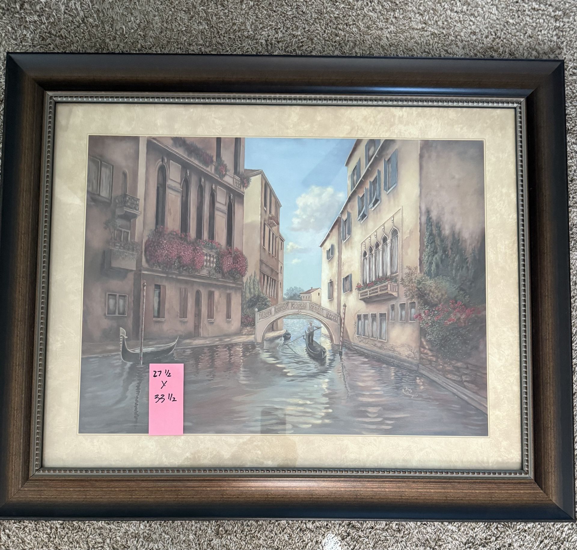 Framed Print With Glass Front