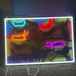 Teenage Mutan Ninja Turtle Led Sign 