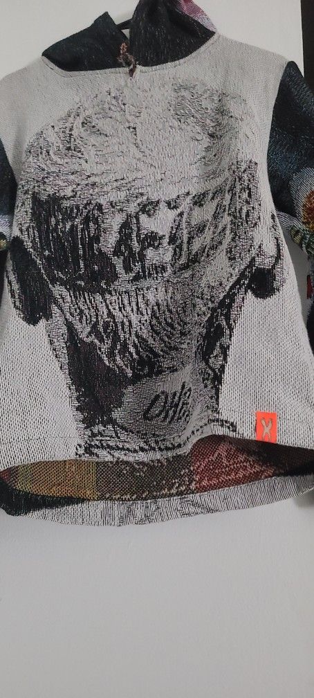 1 OF 1 BRAND X CHRIS BROWN TAPESTRY HOODIE