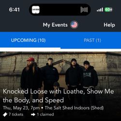 knocked loose tickets for tonight 