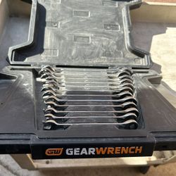 Gear Wrench 🔧 Rachets Set  MM 8 To 19  Total 12 PCs 