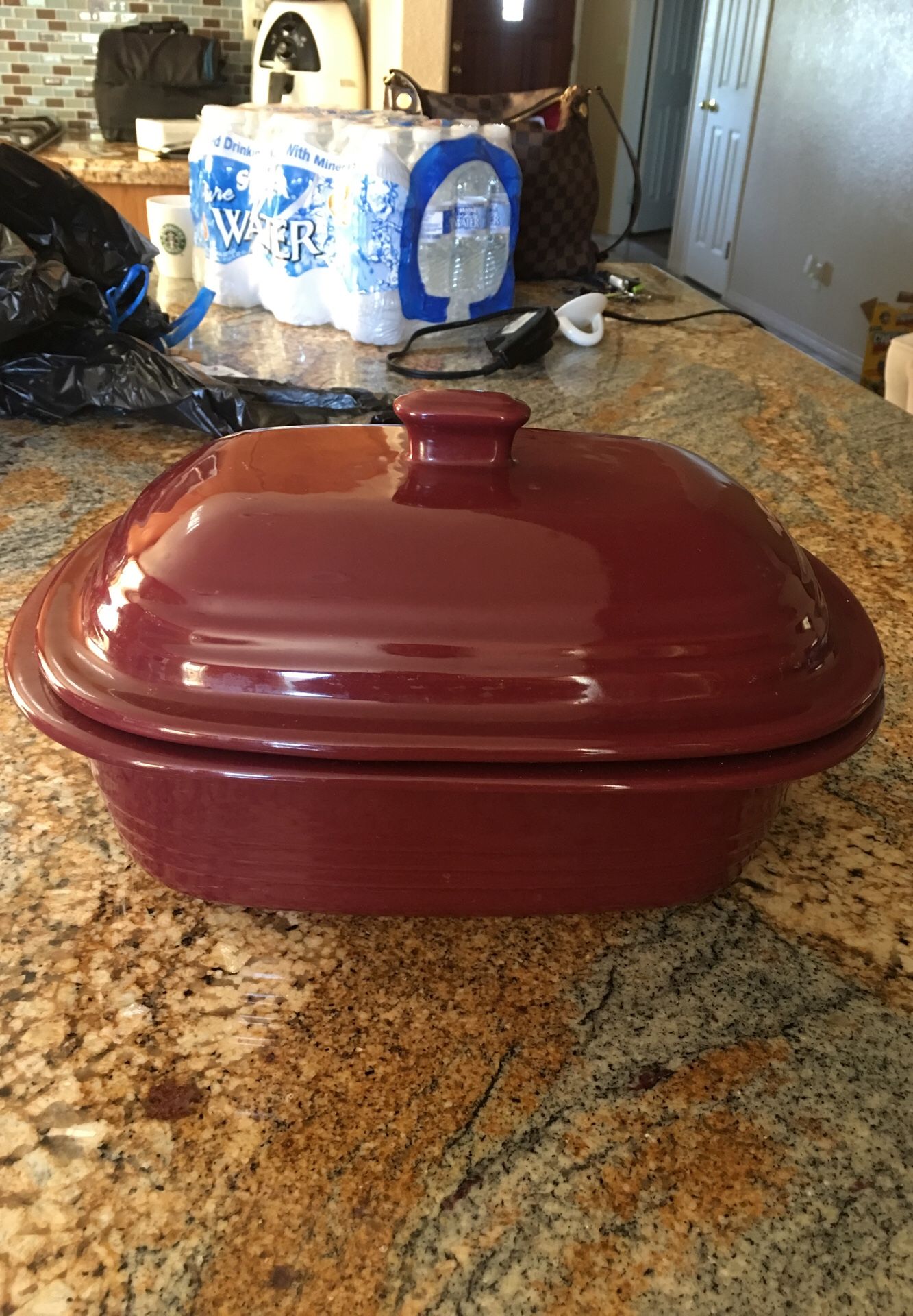 Pampered Chef Stone Deep Covered Baker