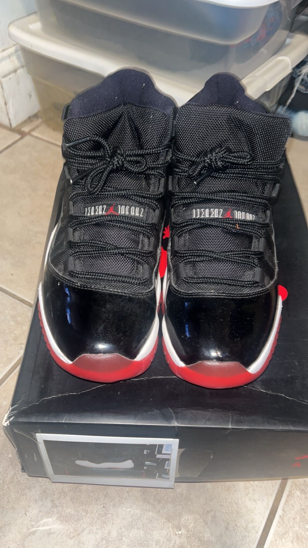 Air Jordan 11 Bred 2012 Sz 9.5