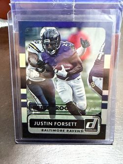 Justin Forsett Donruss Press Proof Rookie Card