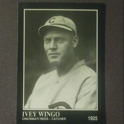 Sporting News 1991 Ivey Wingo Cincinnati Reds #235 Baseball Card 1925 Vintage Collectible Sports Conlon Collection MLB
