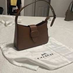 Brown Coach Shoulder Bag