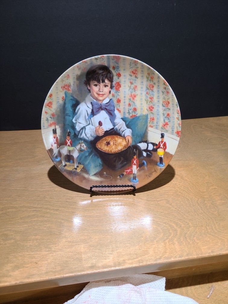 Little Jack Horner Decorative Plate - 2 Available