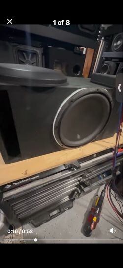 JL Audio 13w3v3 in custom birch ported box with JL xd600/1 amp