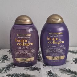 OGX Extra Strength SHAMPOO & Conditioner 13oz ( Biotin & Collagen )