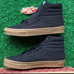 Vans SK8-hi Reissue Canvas Black And Gum Hi Top