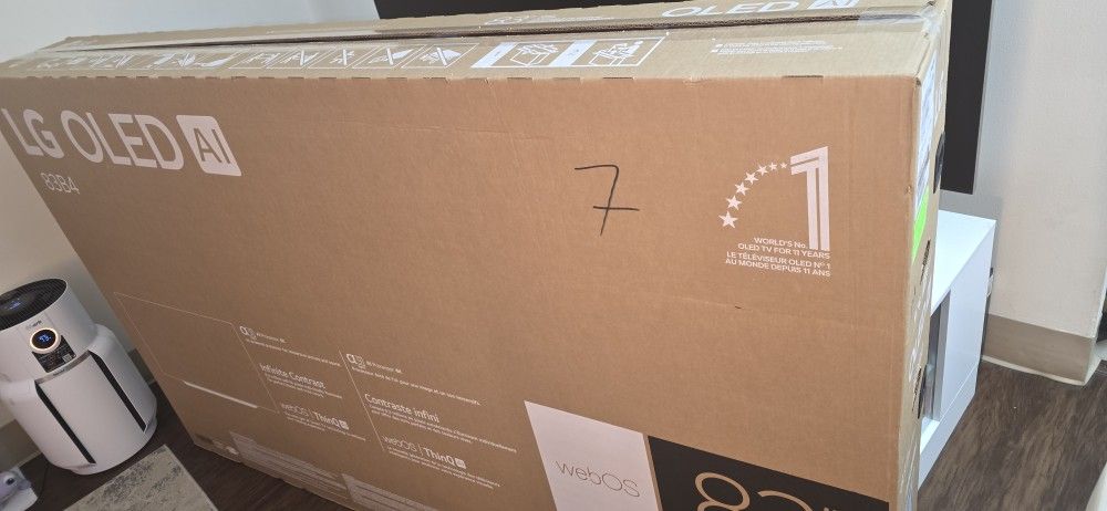 LG OLED 83 TV Box – Great for Moving, Storage, or Shipping!

