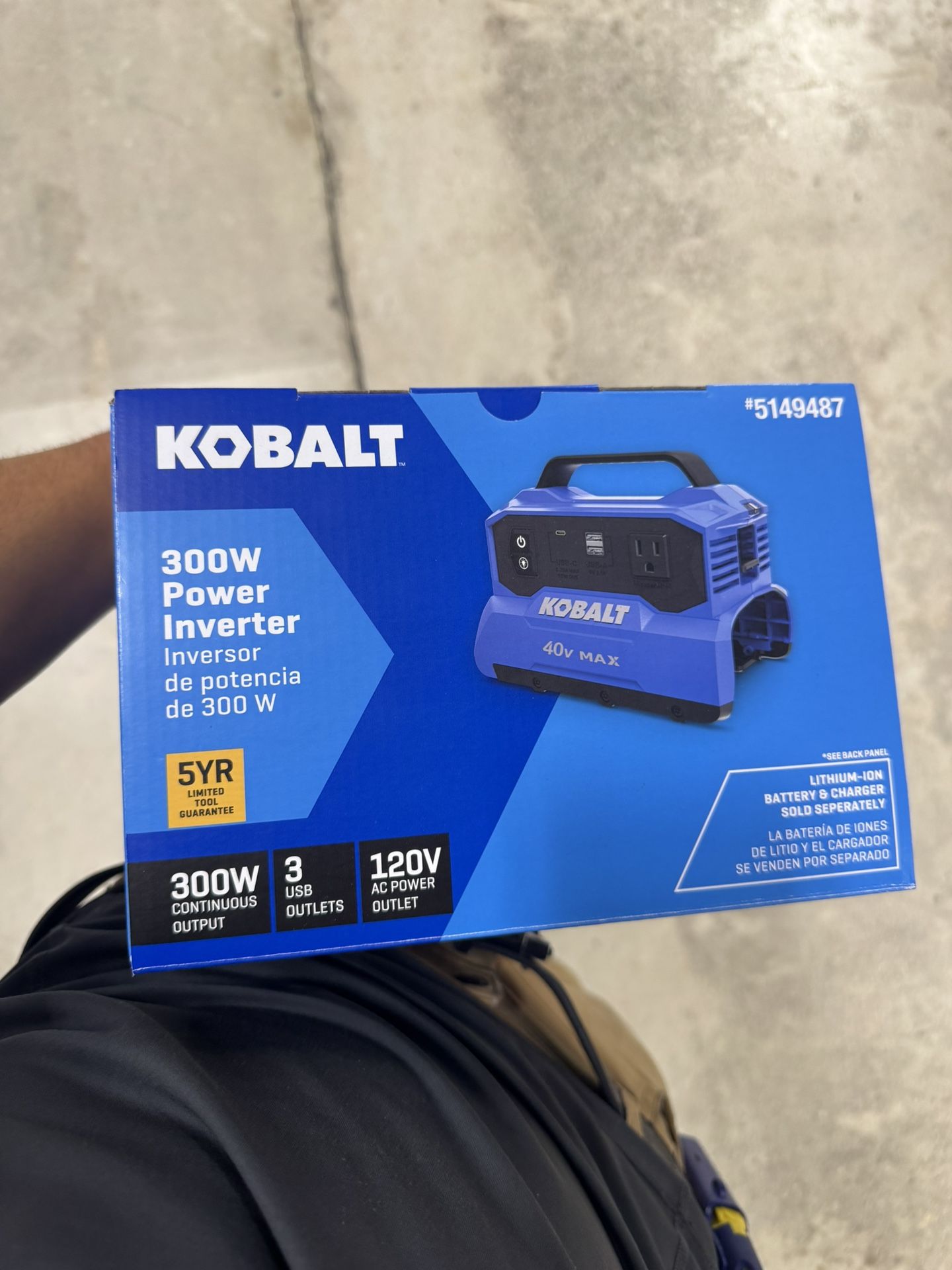 KOBALT KOBALT 300W Power Inverter Inversor de potencia de 300 W
