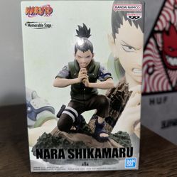 Bandai Naruto Memorable Saga Shikamaru Nara Toy Figure Masashi Kishimoto