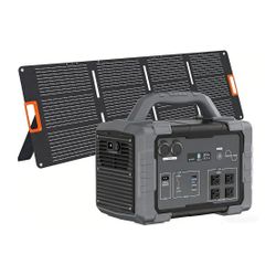 Solar Generator 1800W (3600W Surge) with 200W Solar Panel, 1024Wh LiFePO4 Portable Power Station Kit, 1.5H AC Fast Charge, Clean Energy for Home Backu