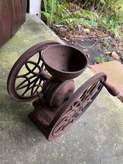 Antique Cast Iron Coffee Grinder