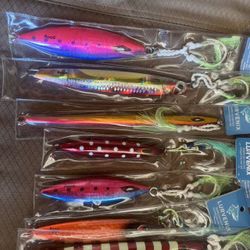 jig slow pitch, jig vertical, señuelo metálico, jig de atún, jig de cola amarilla, jig para fondo, jig de mar, con anzuelos reforzados, señuelo de pes