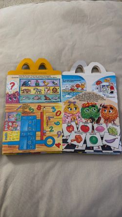 Vintage 1980s McDonald's Happy Meal Bundle - Unused 1987 Bag & 1989 Box