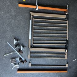 Cumbor Baby Gate + Universal Banister Adapter Kit