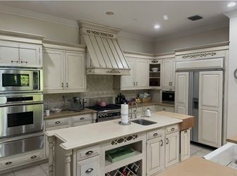 The whole kitchen