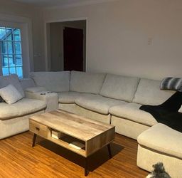Large U-Shaped Modular Sectional Sofa