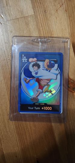 One Piece x LA Dodgers Luffy DON!! Promo Card – Sealed – $850 OBO