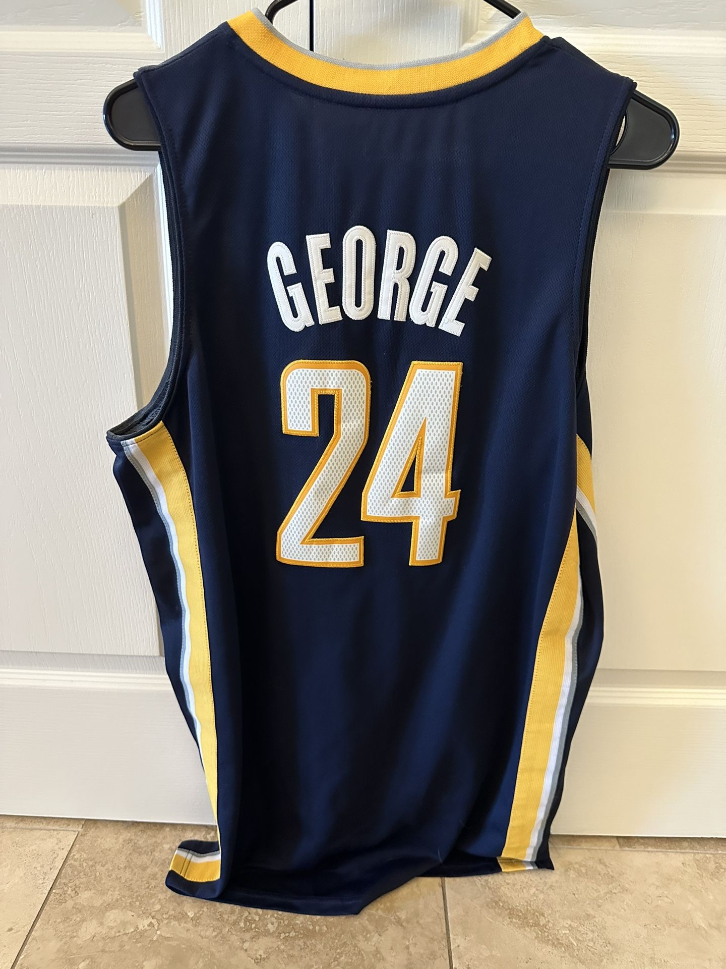 Paul George Indiana Jersey Men Medium Adidas