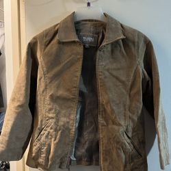 Suede Leather Jacket - size Child XL $50